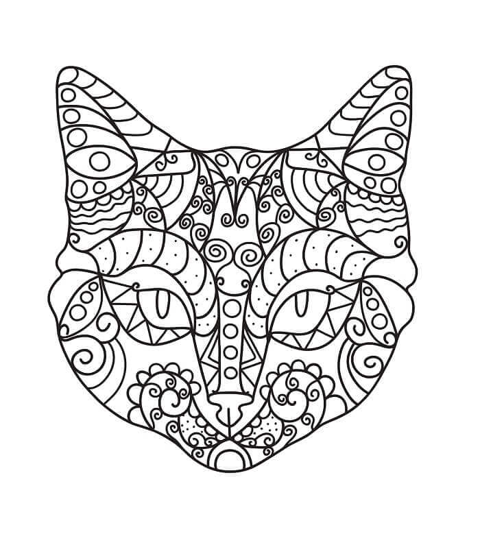 Planse de colorat cu Zentangle