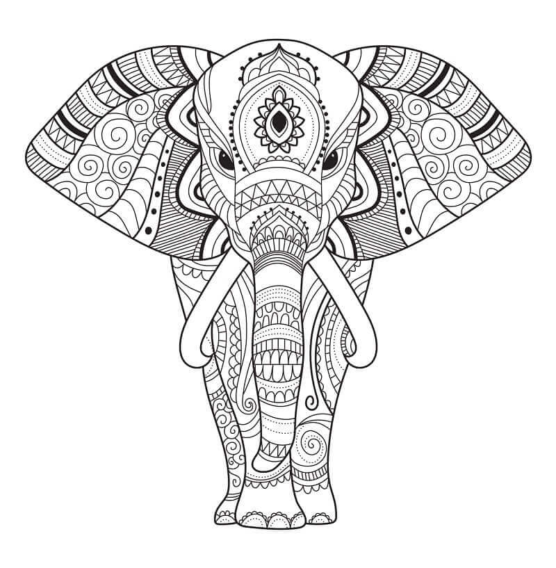 Fise de colorat cu Zentangle de colorat p09