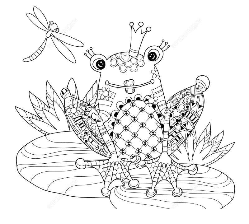 Fise de colorat cu Zentangle de colorat p12