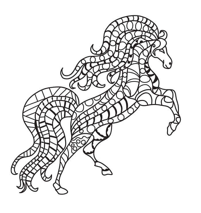 Fise de colorat cu Zentangle de colorat p17