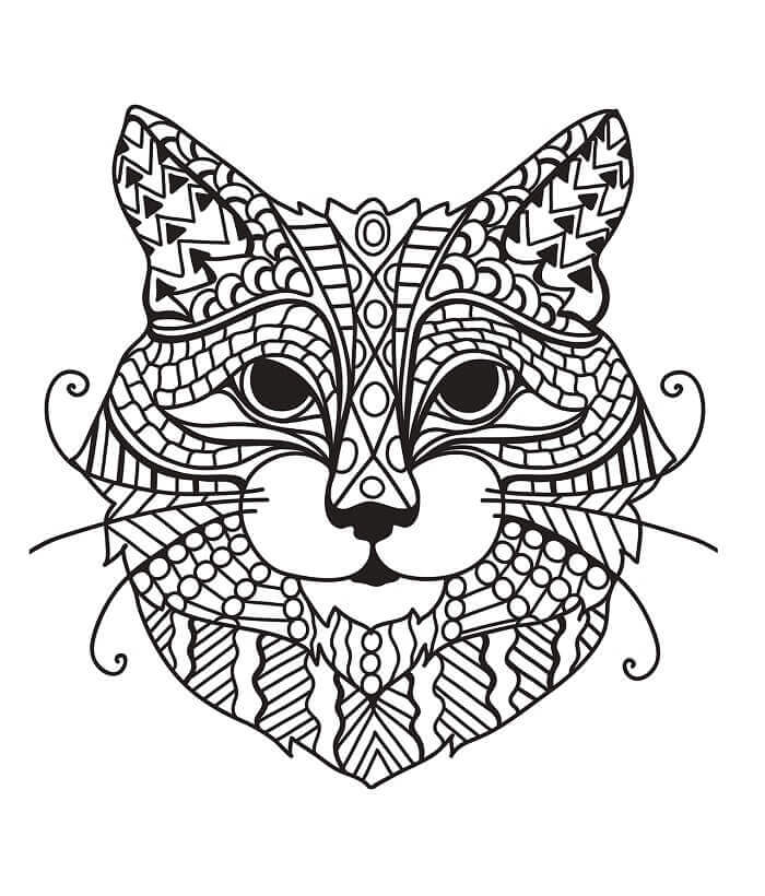 Fise de colorat cu Zentangle de colorat p21