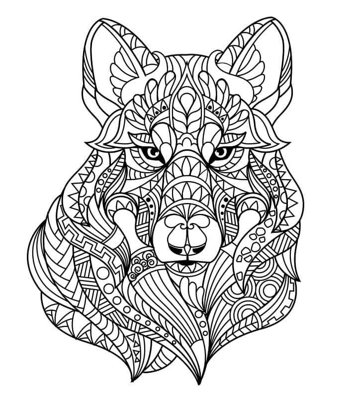 Fise de colorat cu Zentangle de colorat p23