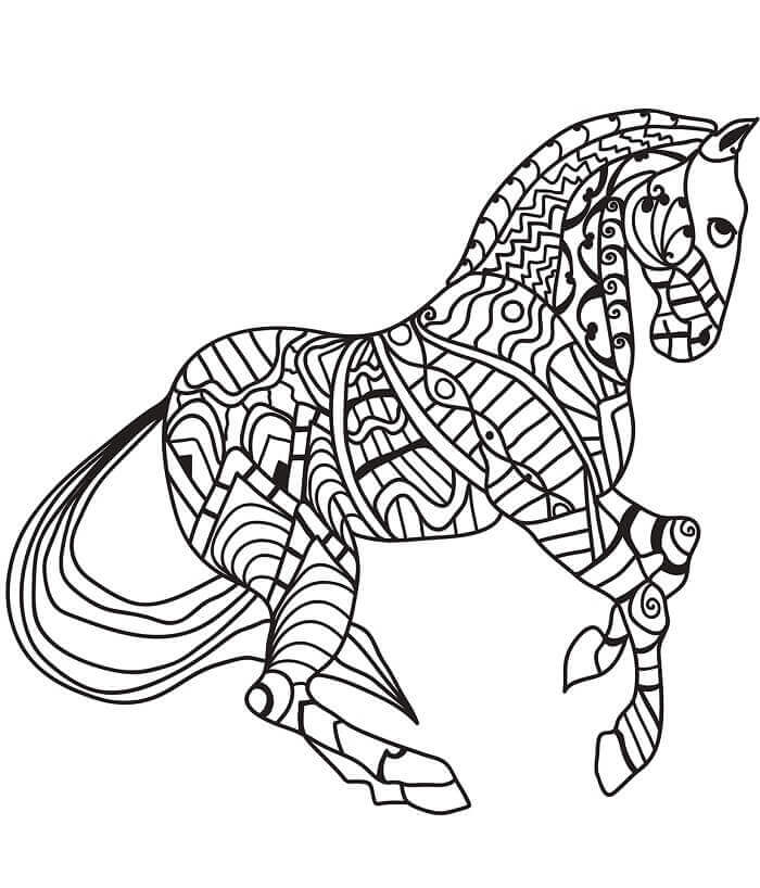 Fise de colorat cu Zentangle de colorat p24