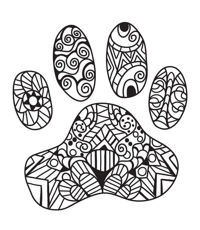 Fise de colorat cu Zentangle de colorat p26