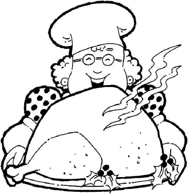 Fise de colorat cu Ziua Recunostintei de colorat p23