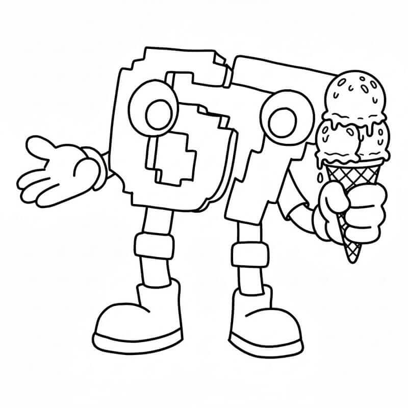 Fise de colorat cu 67 Brainrot de colorat p01