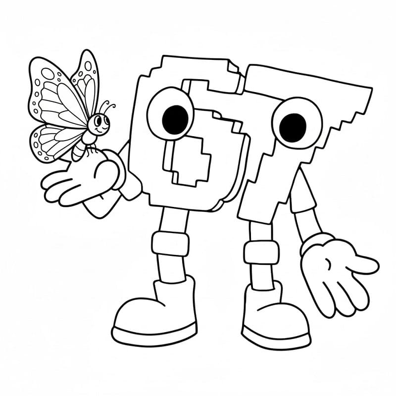 Fise de colorat cu 67 Brainrot de colorat p04