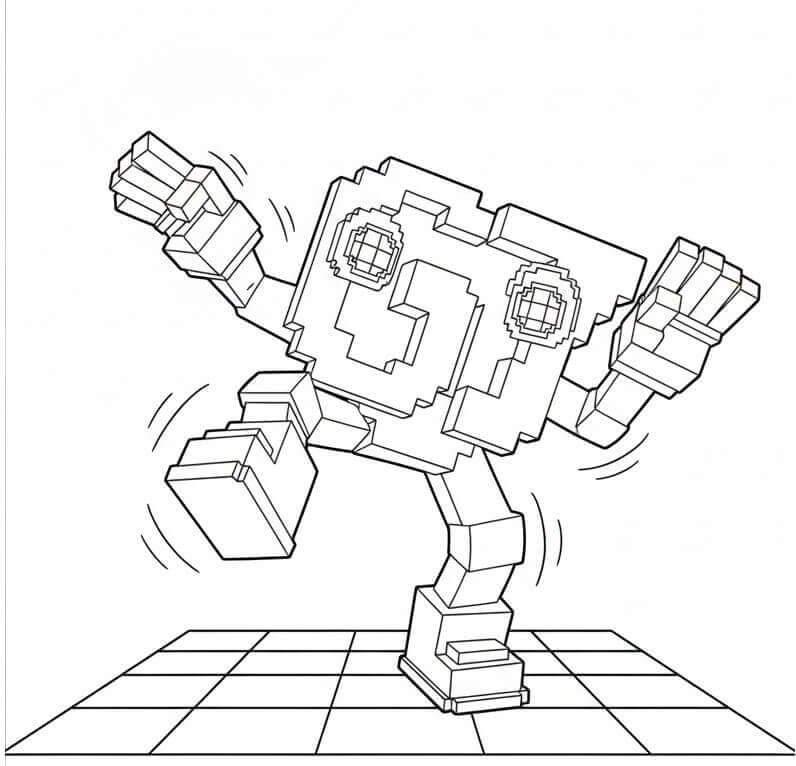 Fise de colorat cu 67 Brainrot de colorat p15