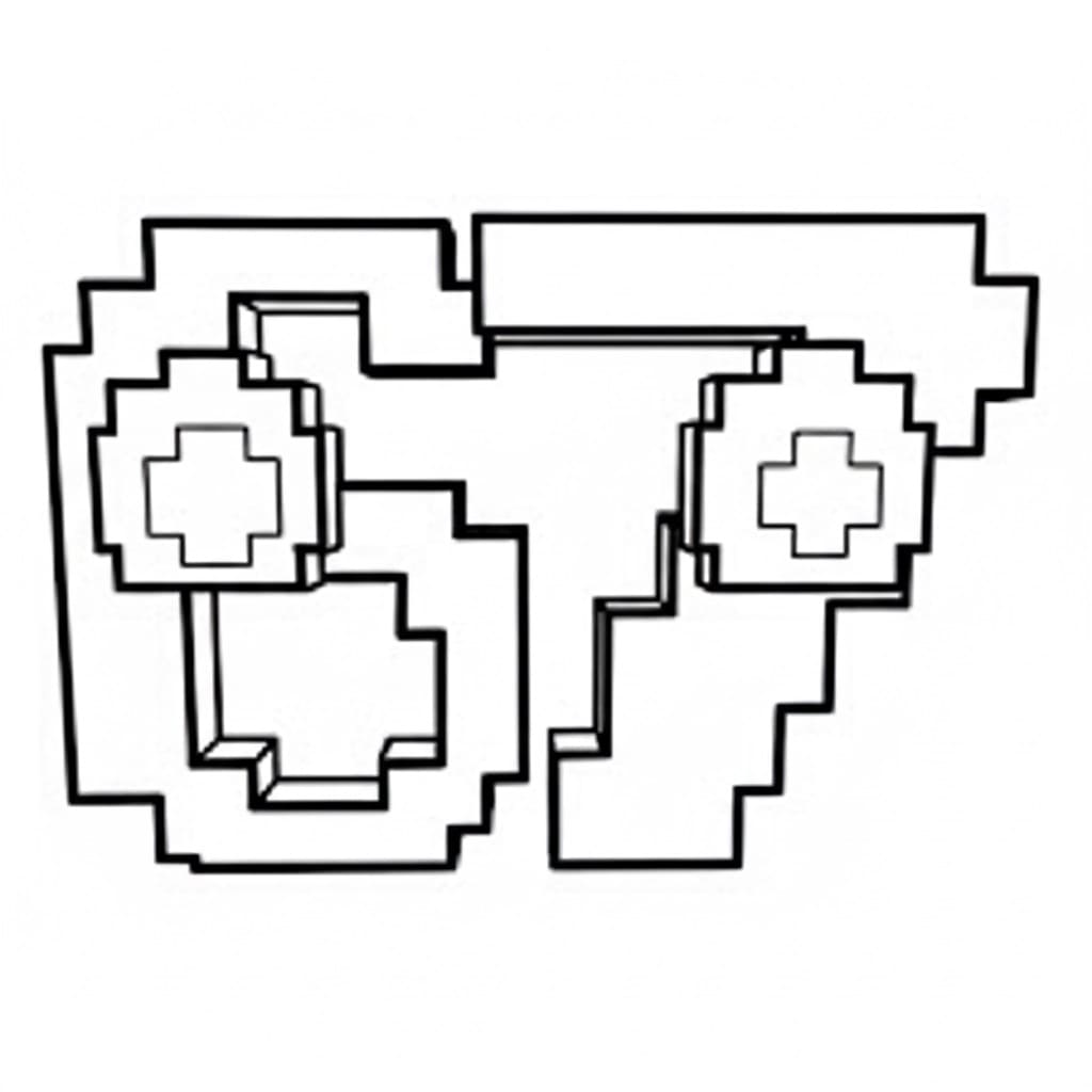 Fise de colorat cu 67 Brainrot de colorat p16