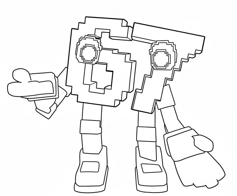 Fise de colorat cu 67 Brainrot de colorat p18