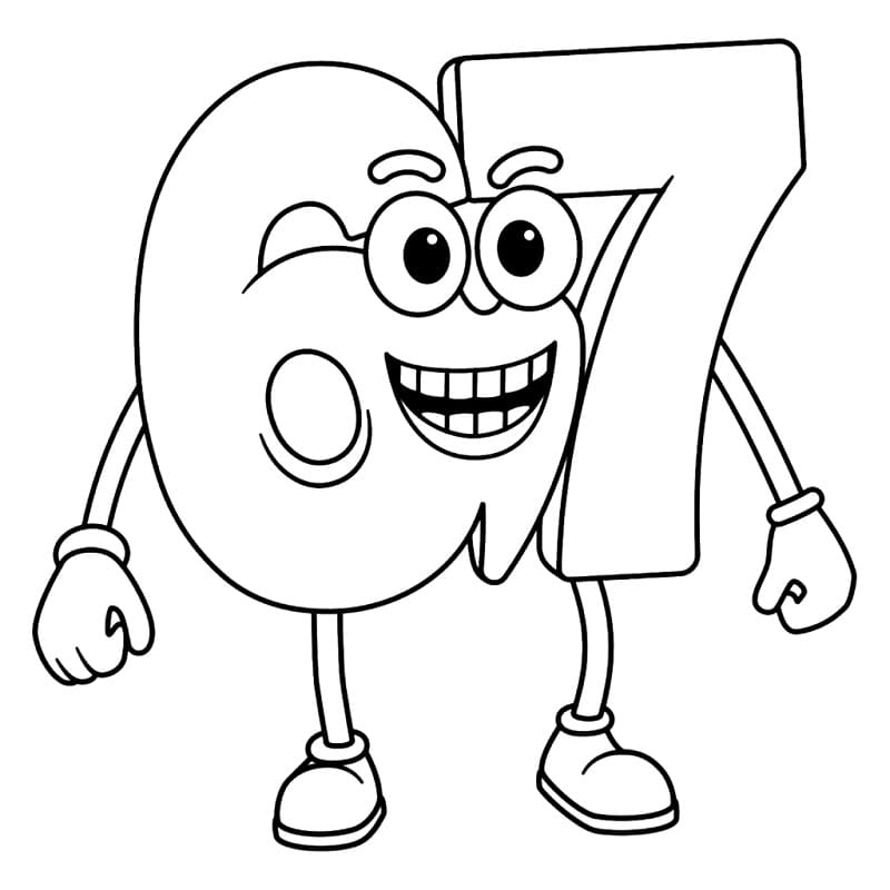 Fise de colorat cu 67 Brainrot de colorat p20