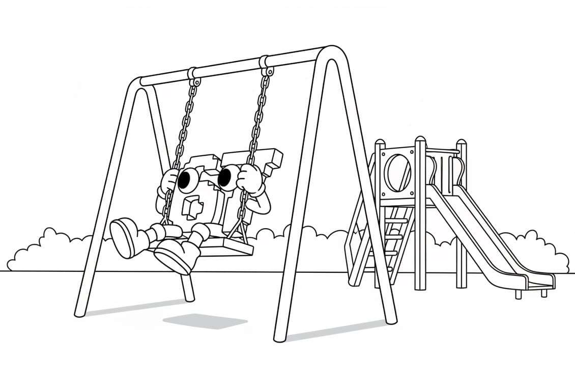 Fise de colorat cu 67 Brainrot de colorat p23