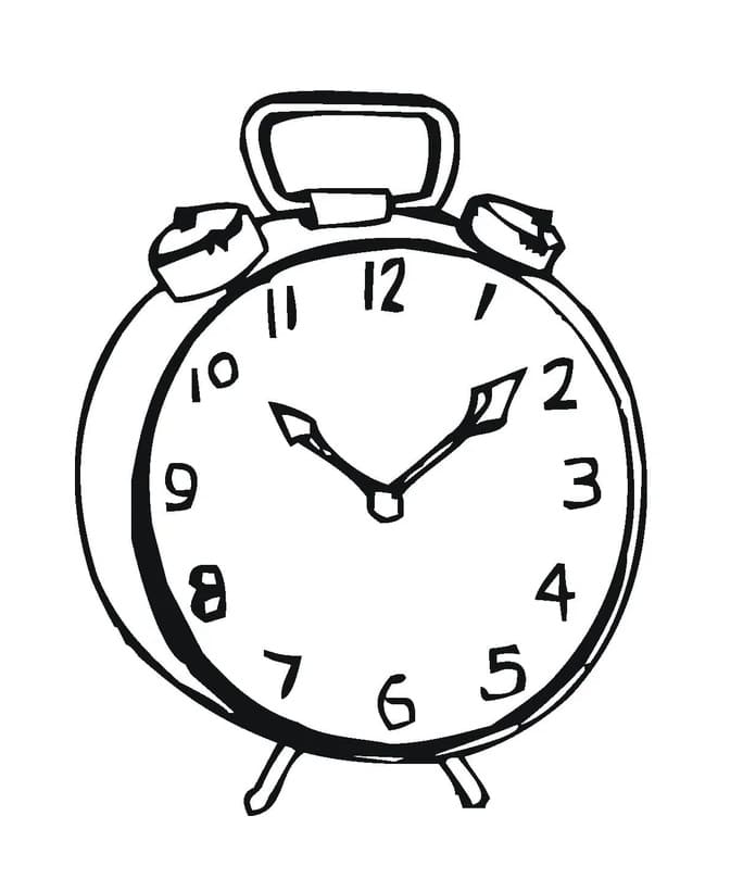 Fise de colorat cu Ceasuri de colorat p05