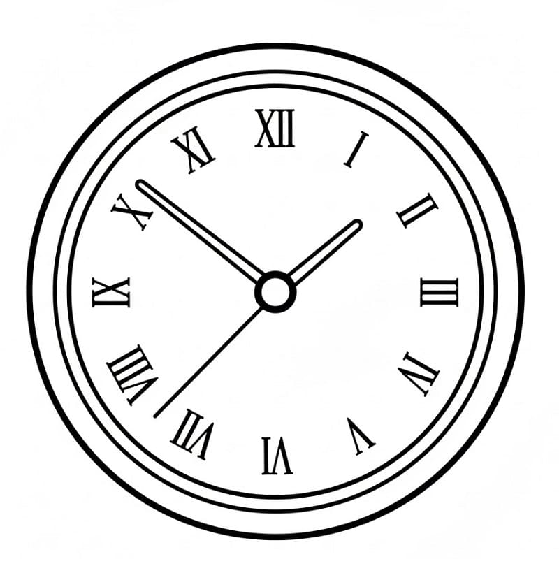 Fise de colorat cu Ceasuri de colorat p15