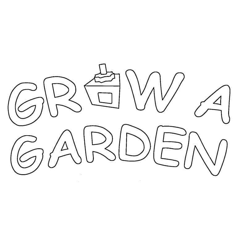 Fise de colorat cu Grow a Garden de colorat p29