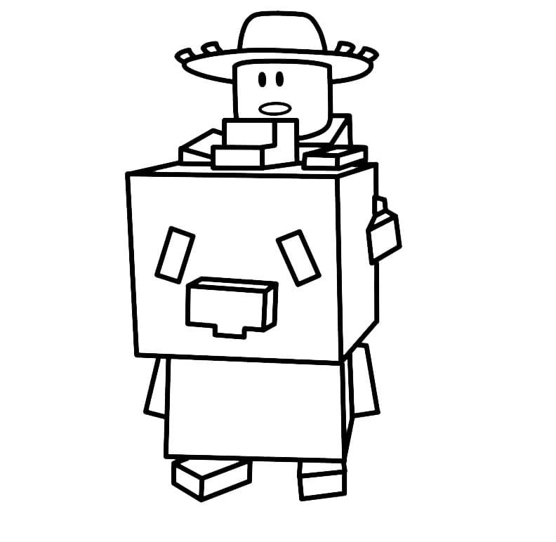 Fise de colorat cu Grow a Garden de colorat p40