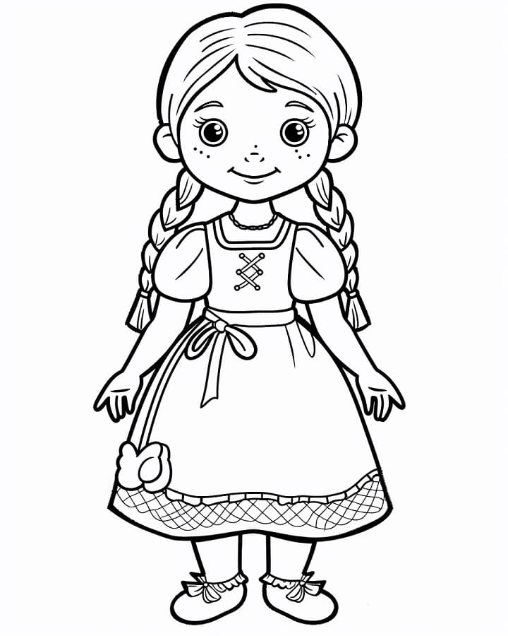 Fise de colorat cu Hansel si Gretel de colorat p03