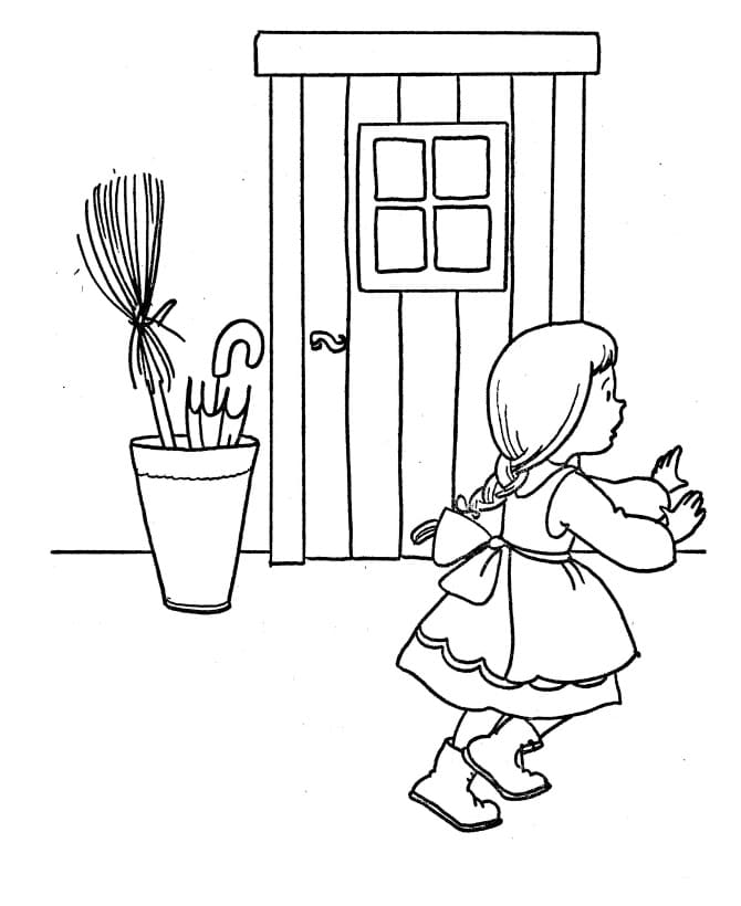 Fise de colorat cu Hansel si Gretel de colorat p19