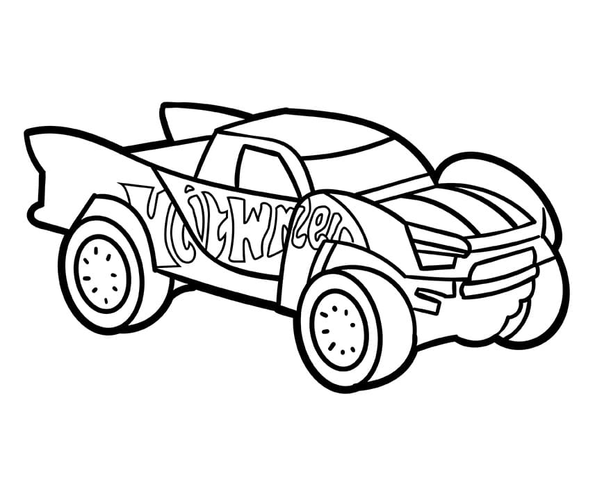 Fise de colorat cu Hot Wheels de colorat p03