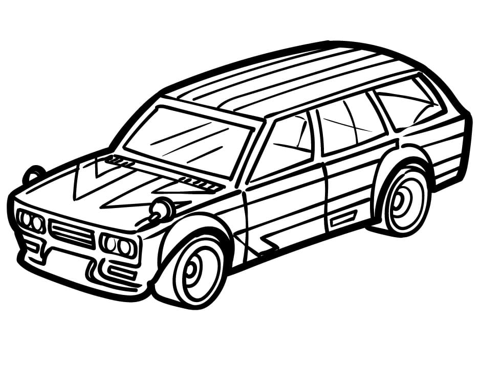 Fise de colorat cu Hot Wheels de colorat p04