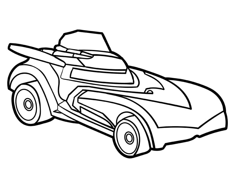 Fise de colorat cu Hot Wheels de colorat p05