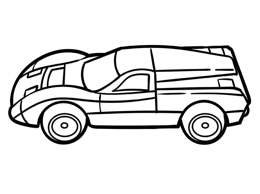 Fise de colorat cu Hot Wheels de colorat p12