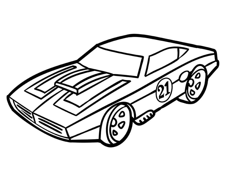Fise de colorat cu Hot Wheels de colorat p16