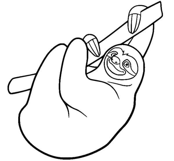 Fise de colorat cu Leneș gratuit