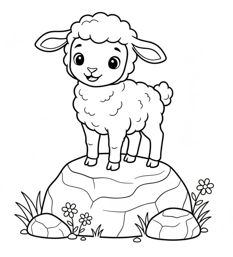 Fise de colorat cu Miel frumos