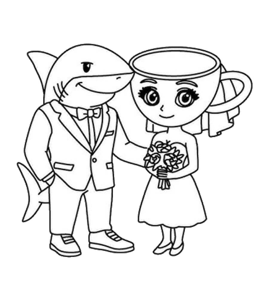 Fise de colorat cu Minunată Balerină Cappuccina