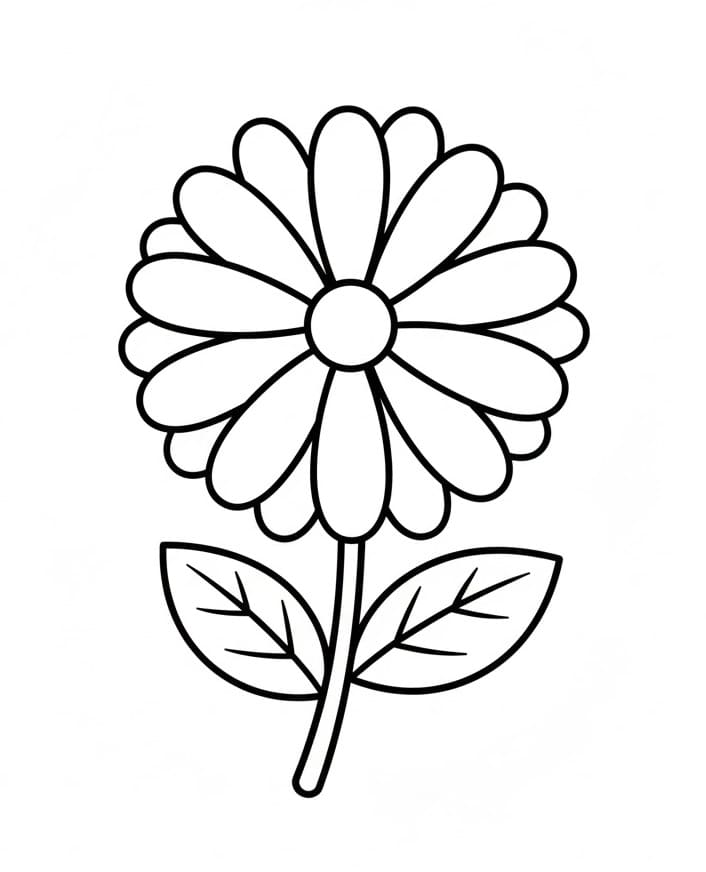 Fise de colorat cu Crizanteme de colorat p24