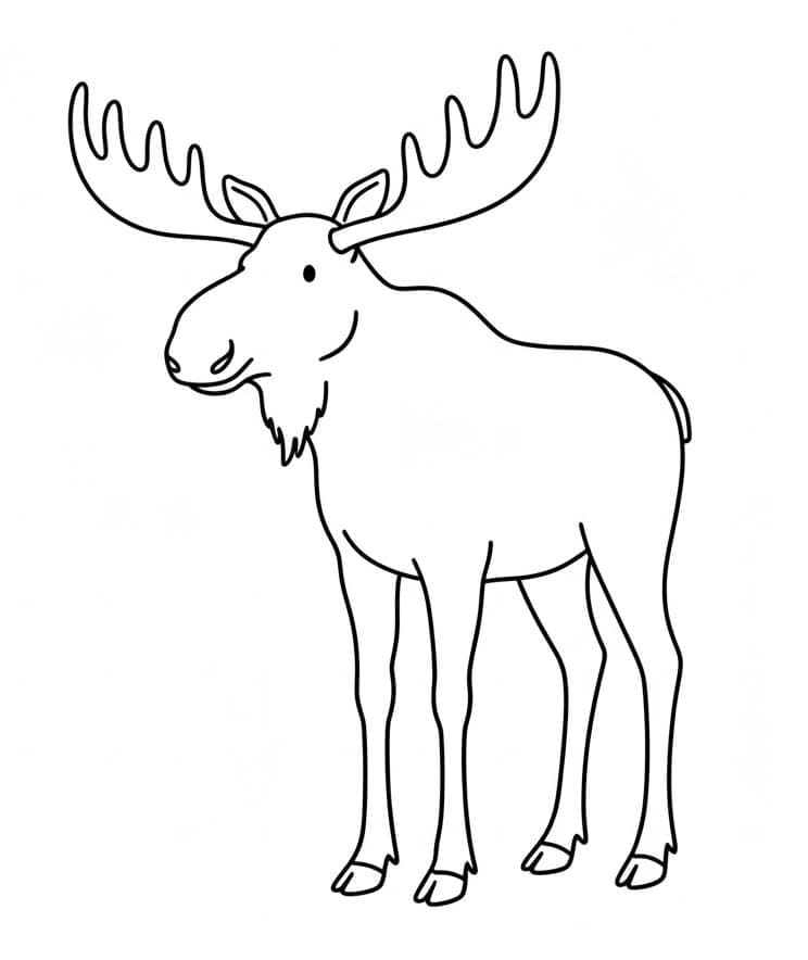 Fise de colorat cu Elan de colorat p18