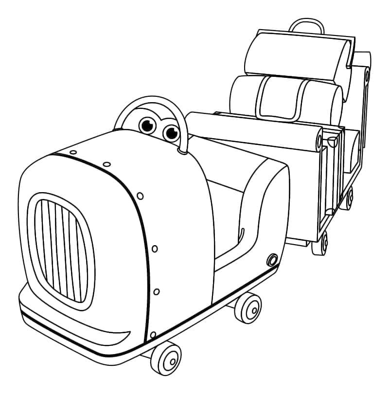 Fise de colorat cu Super Wings de colorat p21