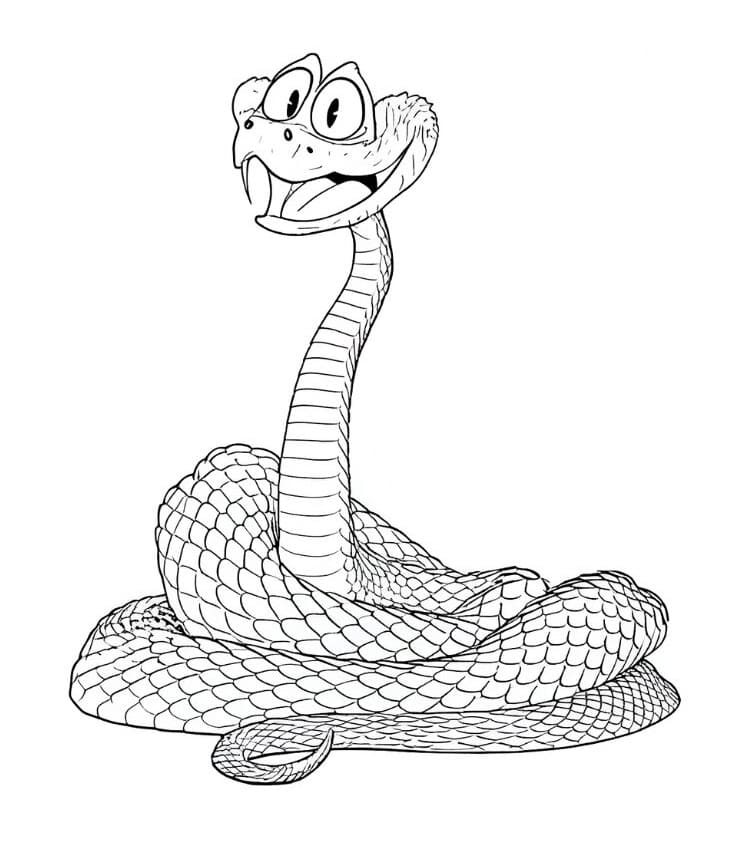 Fise de colorat cu Zootropolis 2 Gary Snake