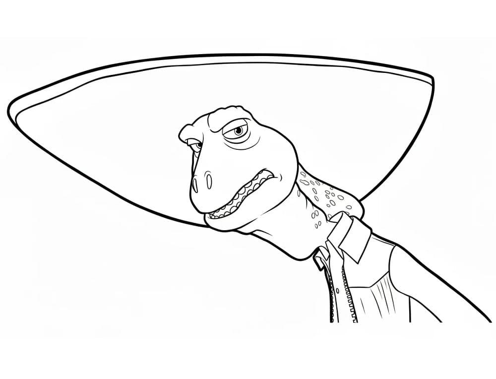 Fise de colorat cu Zootropolis 2 Jesús