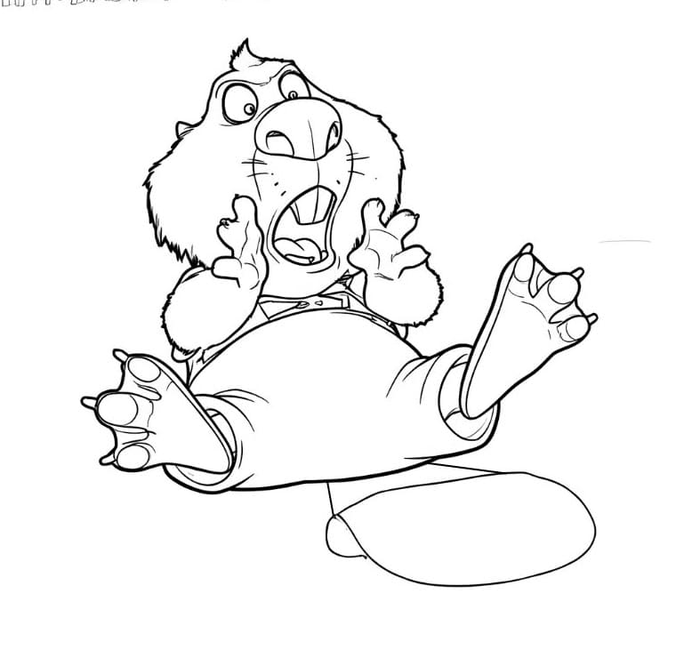 Fise de colorat cu Zootropolis 2 Nibbles