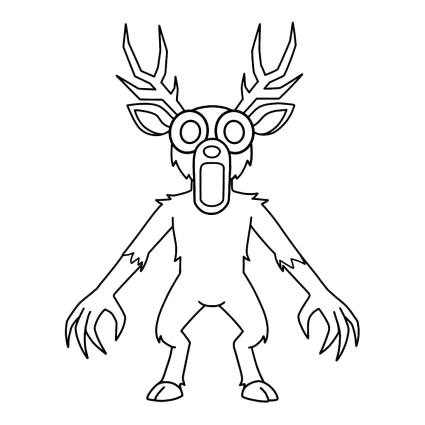 Fise de colorat cu 99 de nopți în pădure de colorat p14