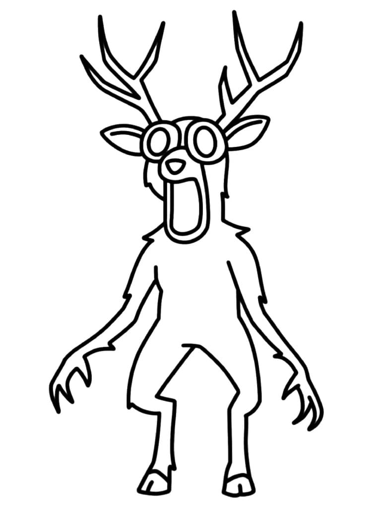 Fise de colorat cu 99 de nopți în pădure de colorat p15