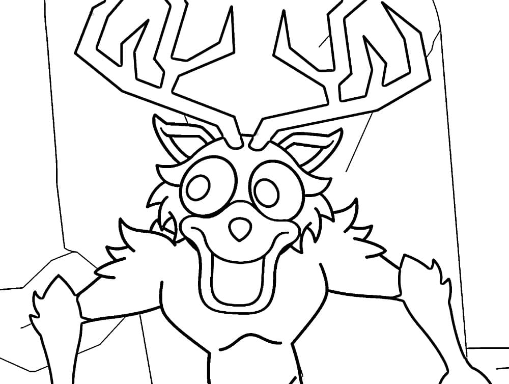 Fise de colorat cu 99 de nopți în pădure de colorat p17