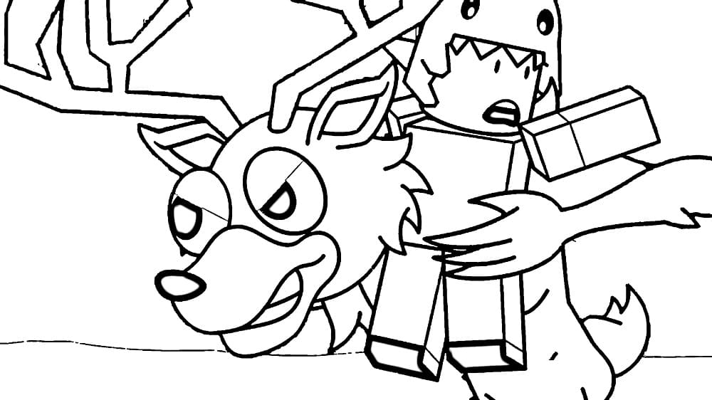 Fise de colorat cu 99 de nopți în pădure de colorat p27