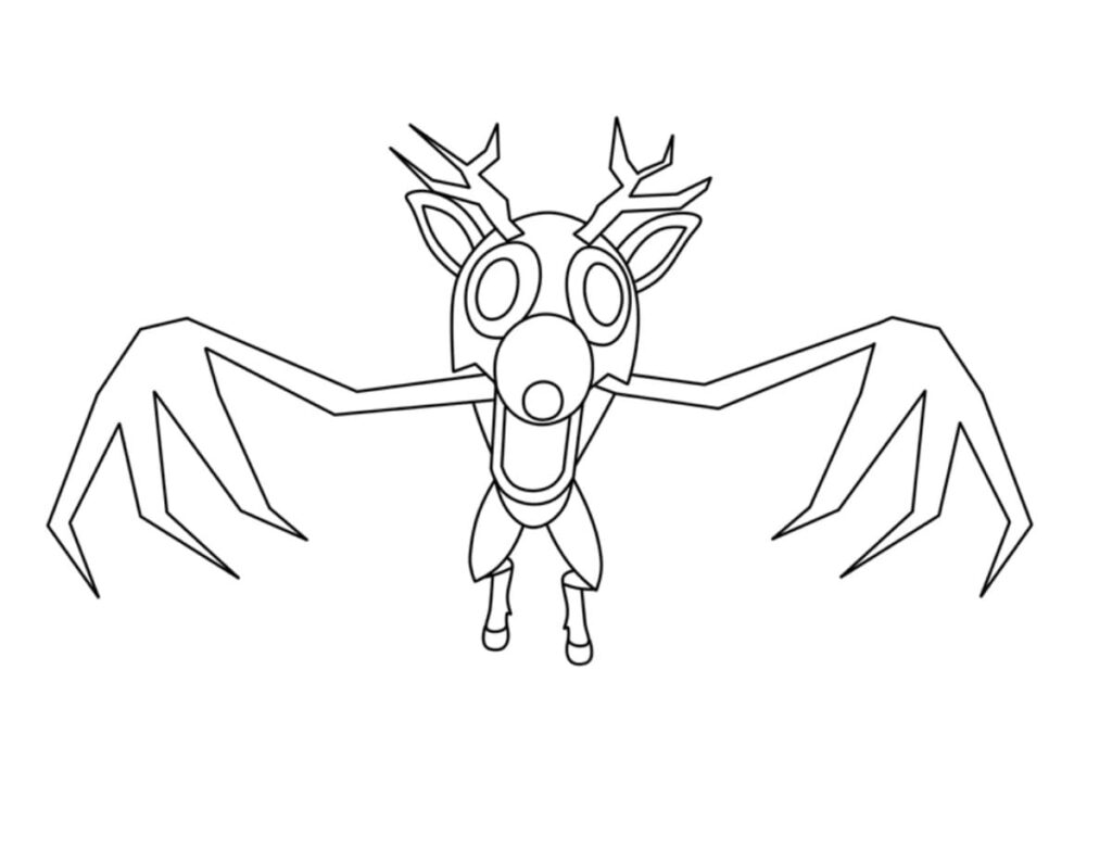 Fise de Colorat cu 99 de nopți în pădure de colorat p28