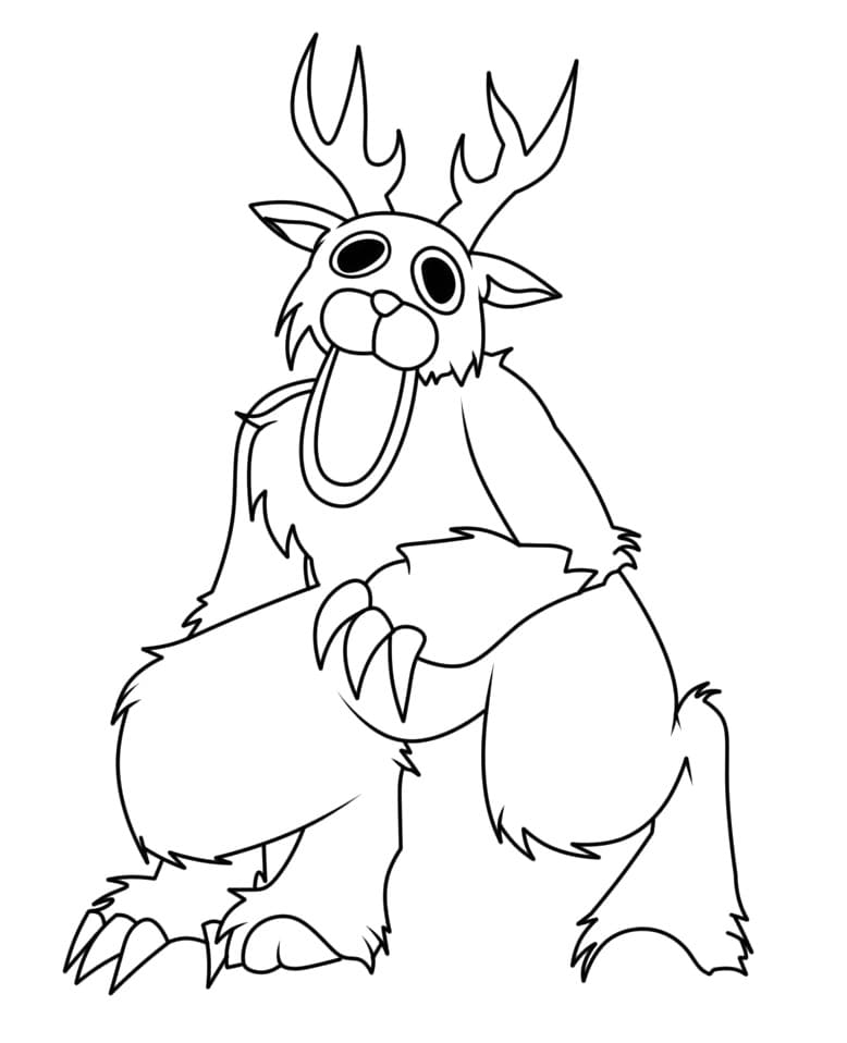 Fise de colorat cu 99 de nopți în pădure de colorat p35