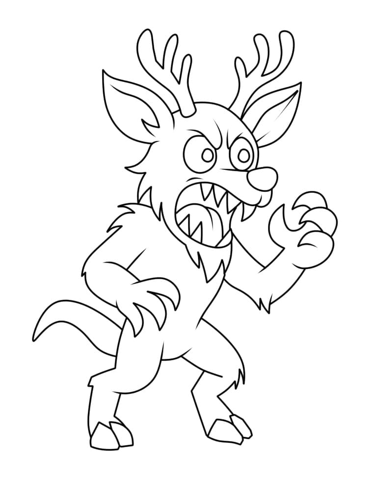 Fise de colorat cu 99 de nopți în pădure de colorat p36