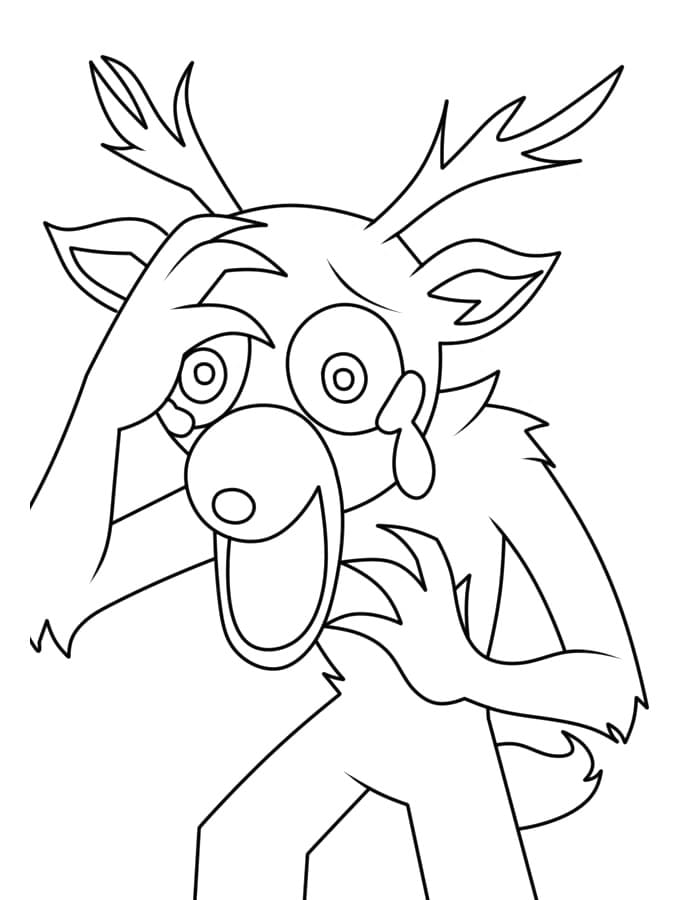 Fise de colorat cu 99 de nopți în pădure de colorat p38