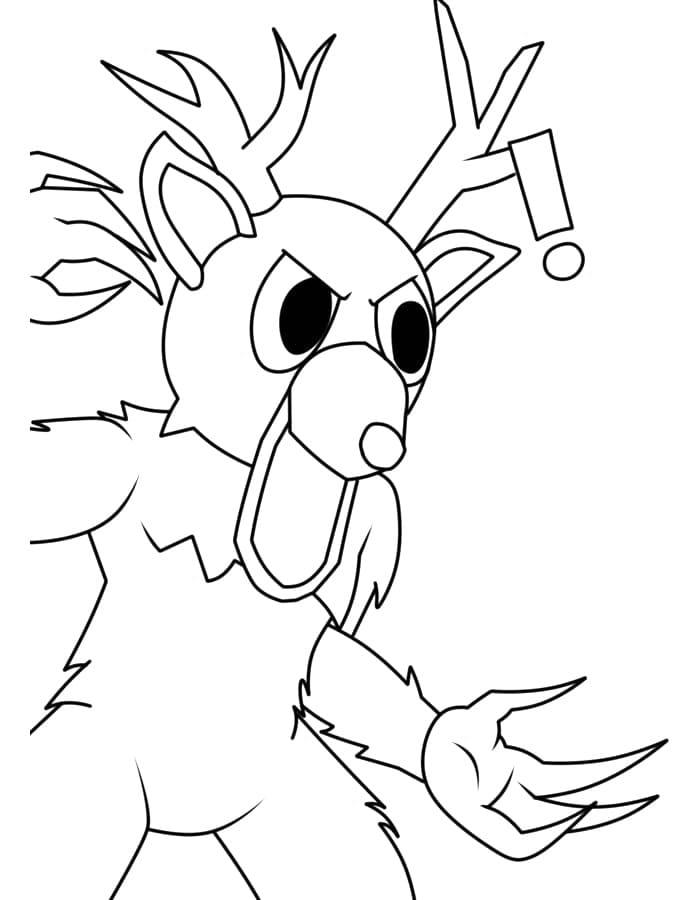 Fise de colorat cu 99 de nopți în pădure de colorat p39