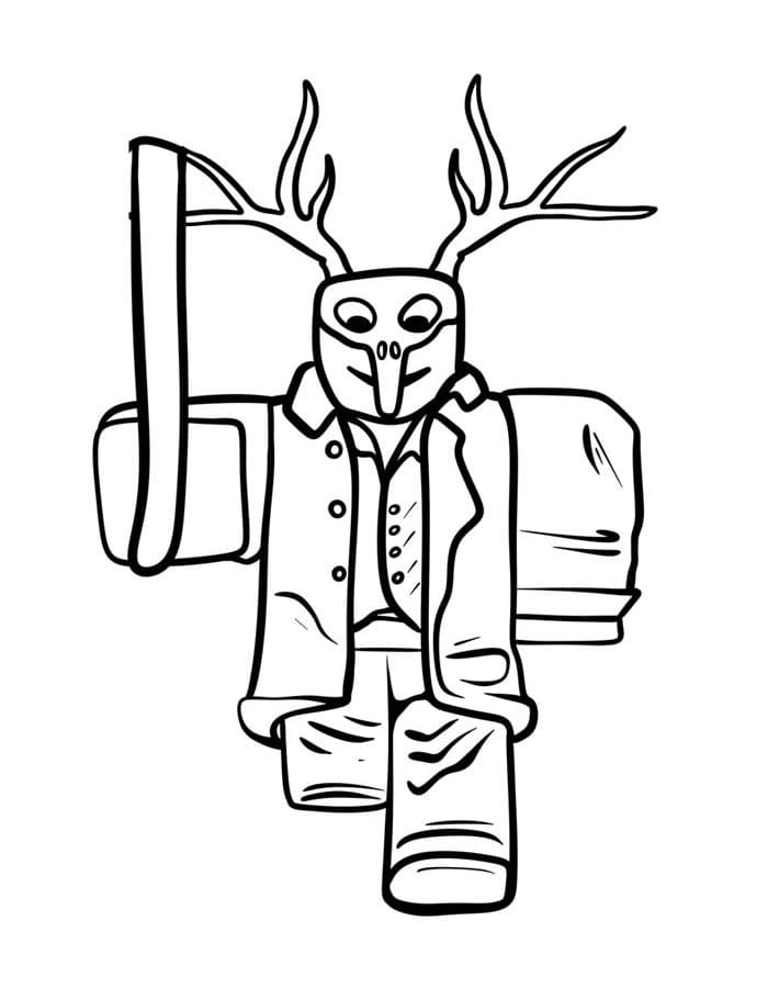 Planse de colorat cu 99 de nopți în pădure