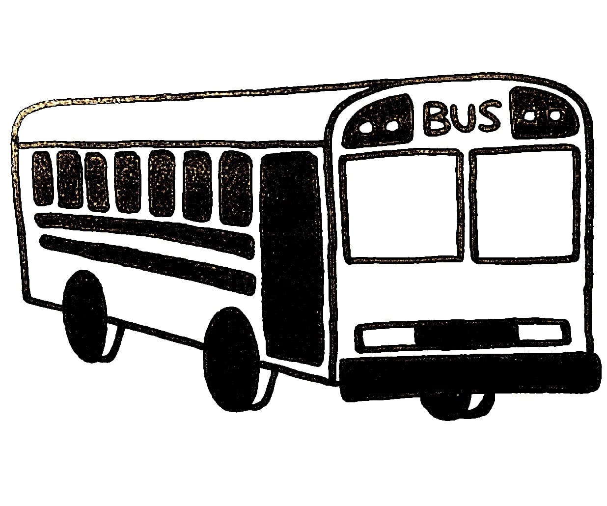 Fise de colorat cu Autobuze de colorat p29