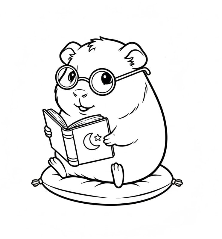 Fise de colorat cu Cobai de colorat p27