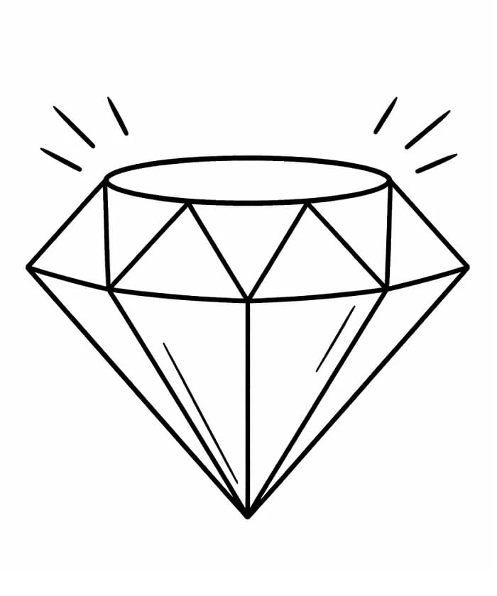 Fise de colorat cu Diamante de colorat p03