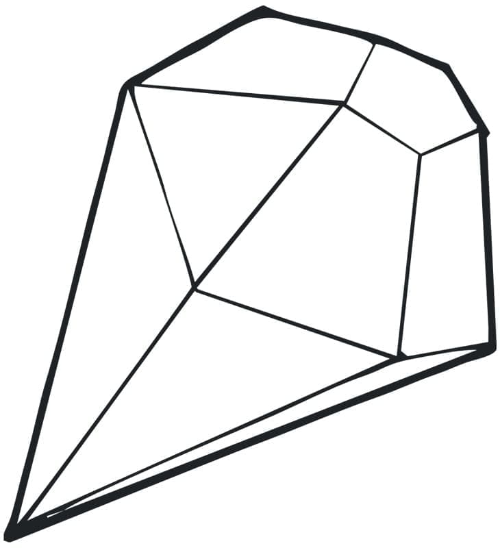 Fise de colorat cu Diamante de colorat p33